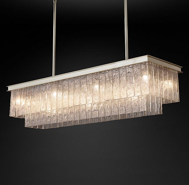 Люстра Restoration Hardware GLACÉ LINEAR