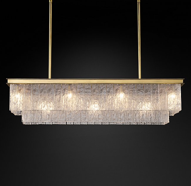 Люстра Restoration Hardware GLACÉ LINEAR