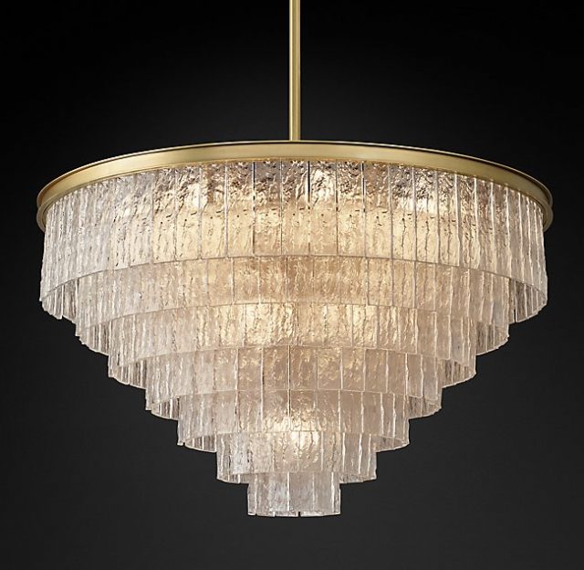 Люстра Restoration Hardware GLACÉ ROUND