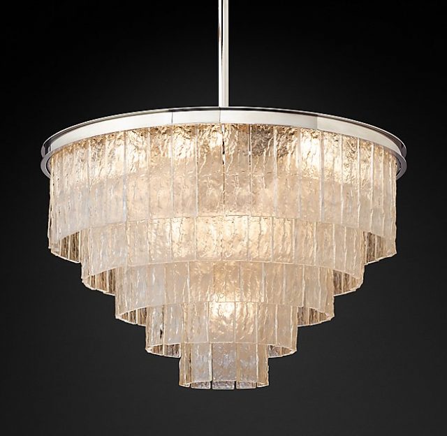 Люстра Restoration Hardware GLACÉ ROUND