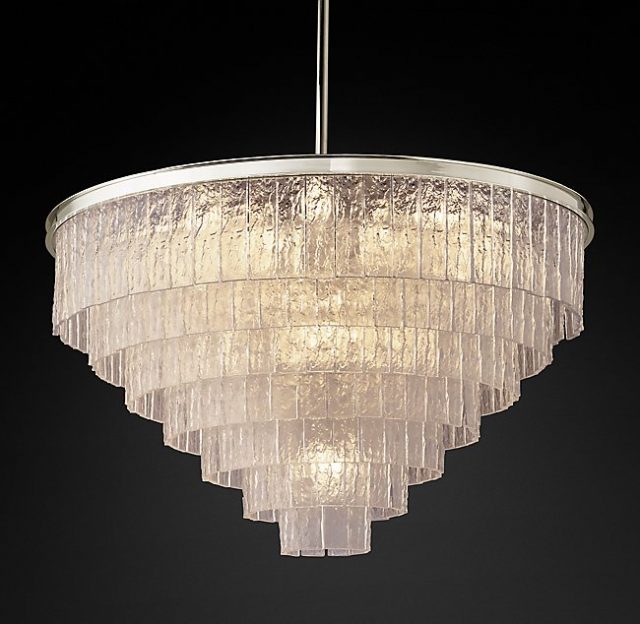 Люстра Restoration Hardware GLACÉ ROUND