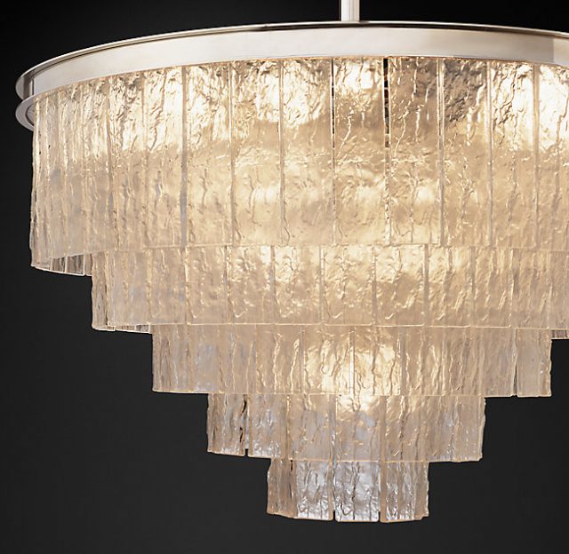Люстра Restoration Hardware GLACÉ ROUND