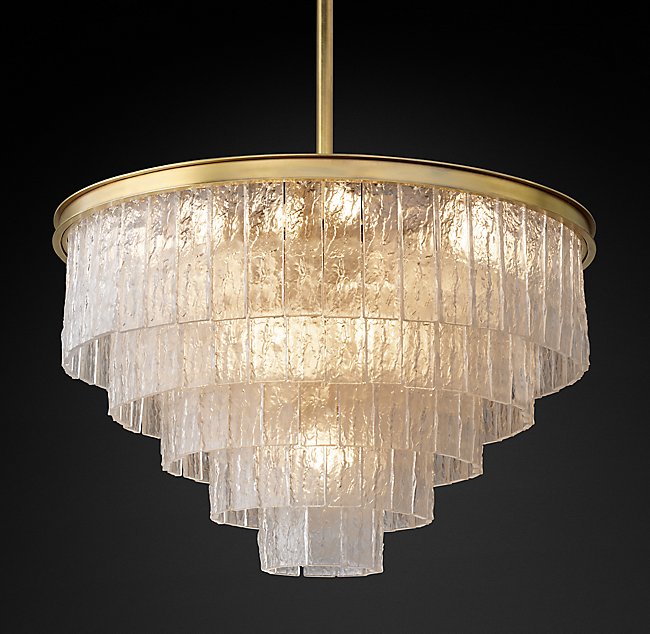 Люстра Restoration Hardware GLACÉ ROUND
