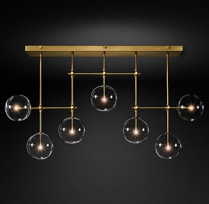 Люстра Restoration Hardware GLASS GLOBE MOBILE LINEAR