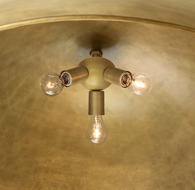 Люстра Restoration Hardware GRAND BRASS DOME