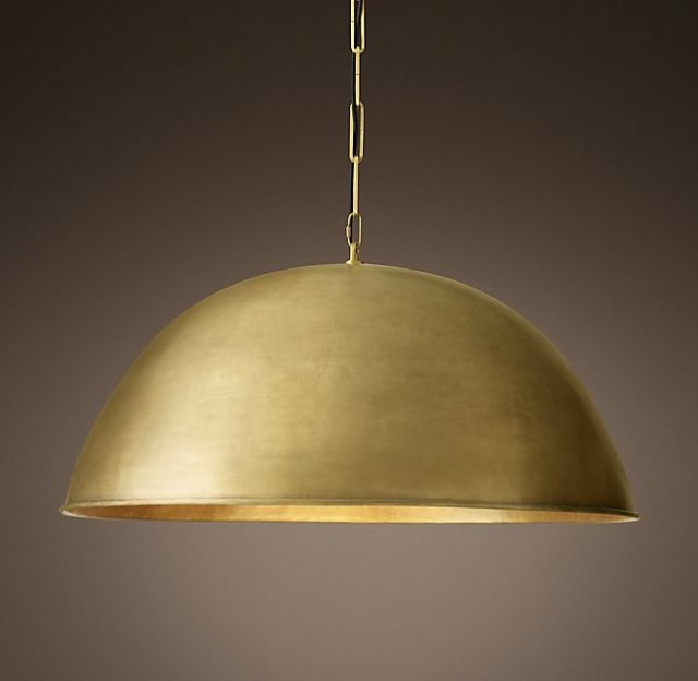 Люстра Restoration Hardware GRAND BRASS DOME