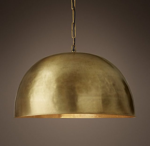 Люстра Restoration Hardware GRAND BRASS DOME