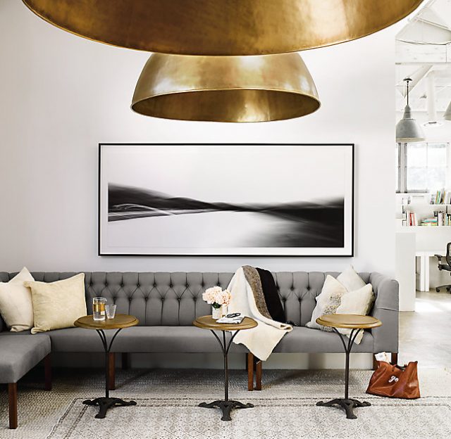 Люстра Restoration Hardware GRAND BRASS DOME