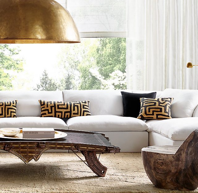 Люстра Restoration Hardware GRAND BRASS DOME