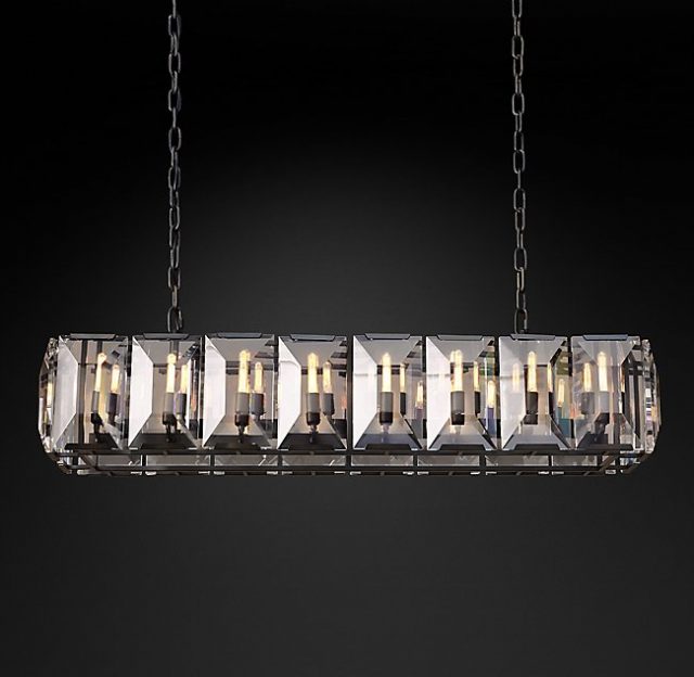 Люстра Restoration Hardware HARLOW CRYSTAL RECT