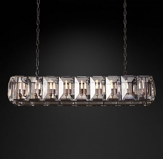 Люстра Restoration Hardware HARLOW CRYSTAL RECT