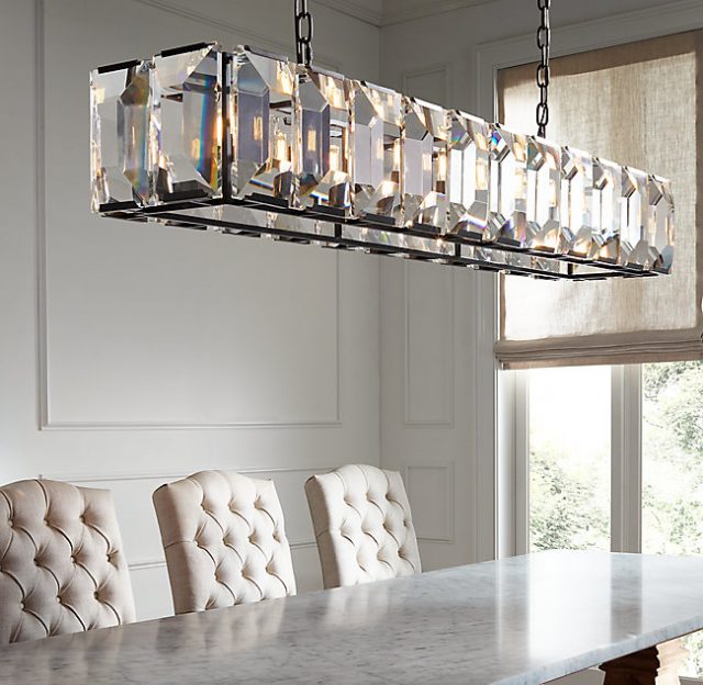 Люстра Restoration Hardware HARLOW CRYSTAL RECT
