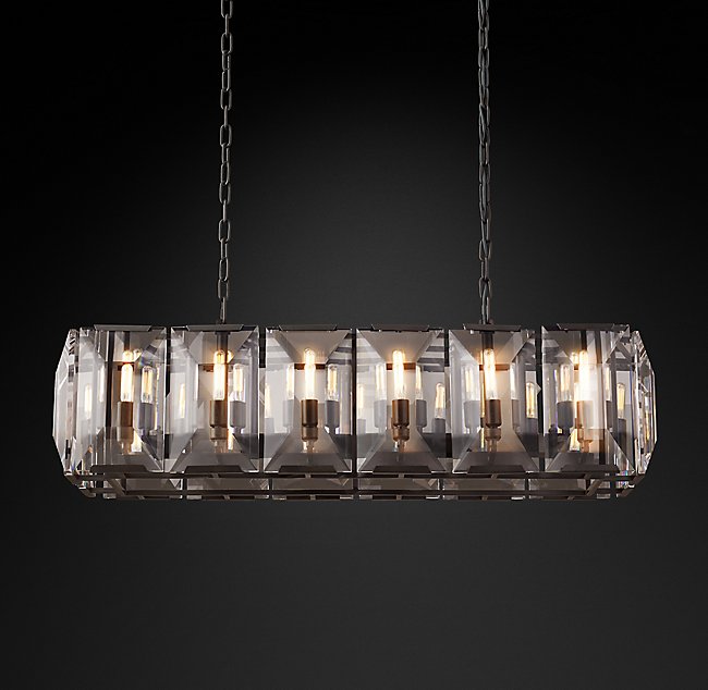 Люстра Restoration Hardware HARLOW CRYSTAL RECT