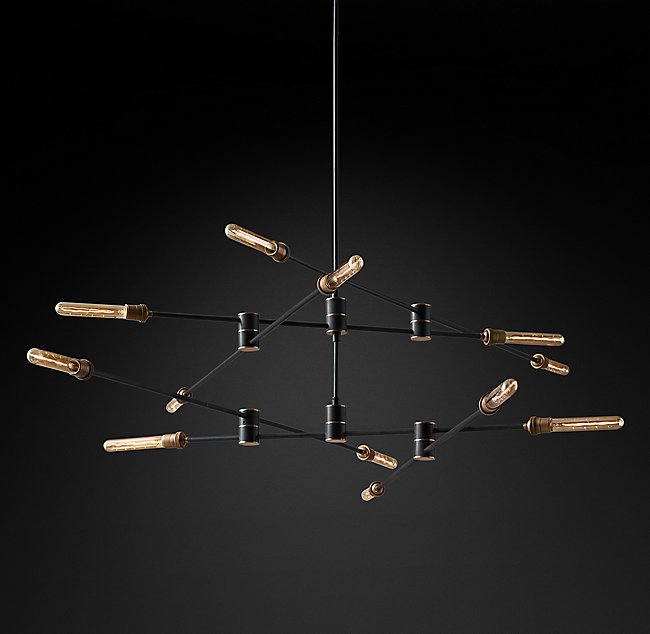 Люстра Restoration Hardware KINETIC 2-TIER