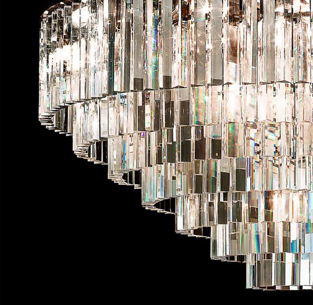 Люстра Restoration Hardware ODEON 1920S CLEAR GLASS FRINGE