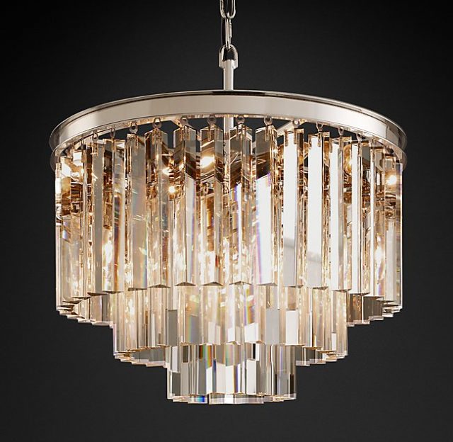 Люстра Restoration Hardware ODEON 1920S CLEAR GLASS FRINGE