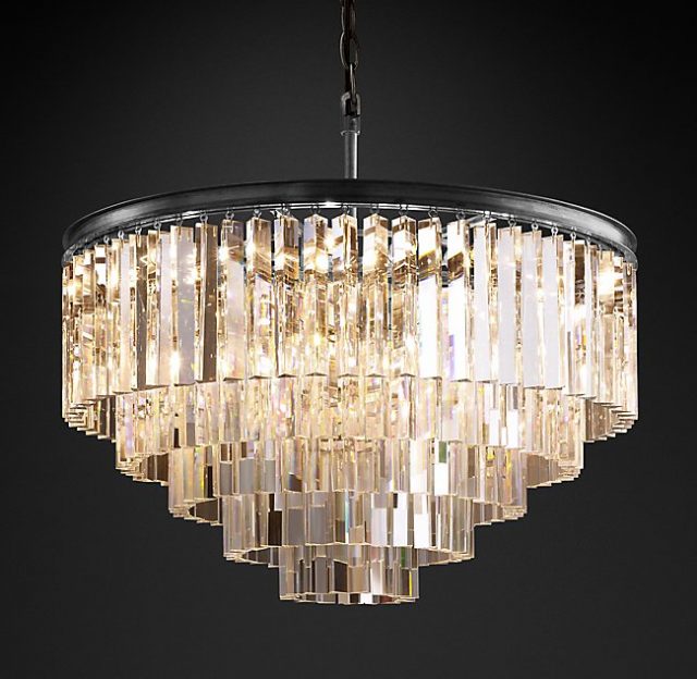 Люстра Restoration Hardware ODEON 1920S CLEAR GLASS FRINGE