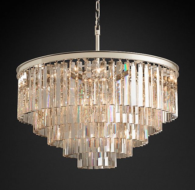 Люстра Restoration Hardware ODEON 1920S CLEAR GLASS FRINGE