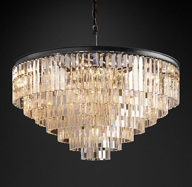 Люстра Restoration Hardware ODEON 1920S CLEAR GLASS FRINGE