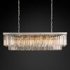 Люстра Restoration Hardware ODEON 1920S CLEAR GLASS FRINGE RECT
