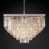 Люстра Restoration Hardware ODEON 1920S CLEAR GLASS FRINGE SQUARE