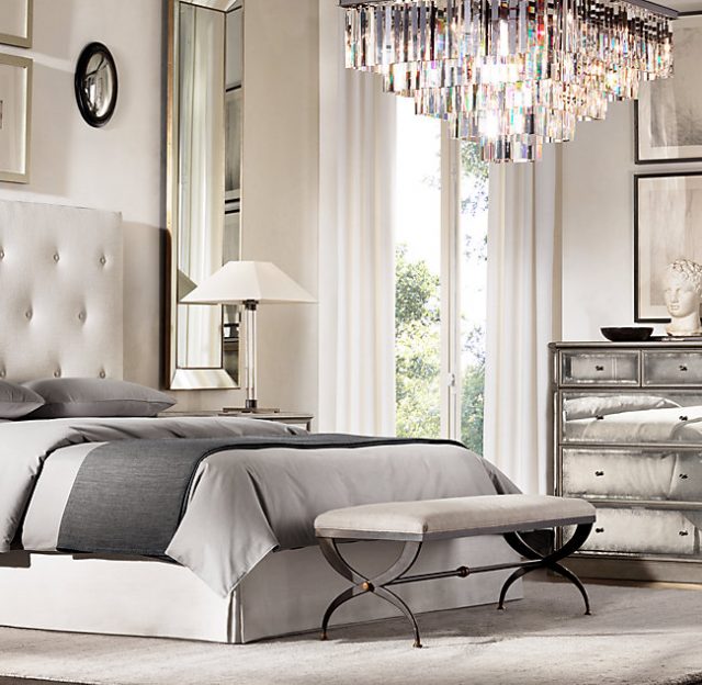 Люстра Restoration Hardware ODEON 1920S CLEAR GLASS FRINGE SQUARE