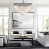 Люстра Restoration Hardware ODEON 1920S CLEAR GLASS FRINGE SQUARE