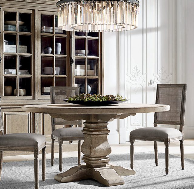 Люстра Restoration Hardware RHYS CLEAR GLASS PRISM ROUND