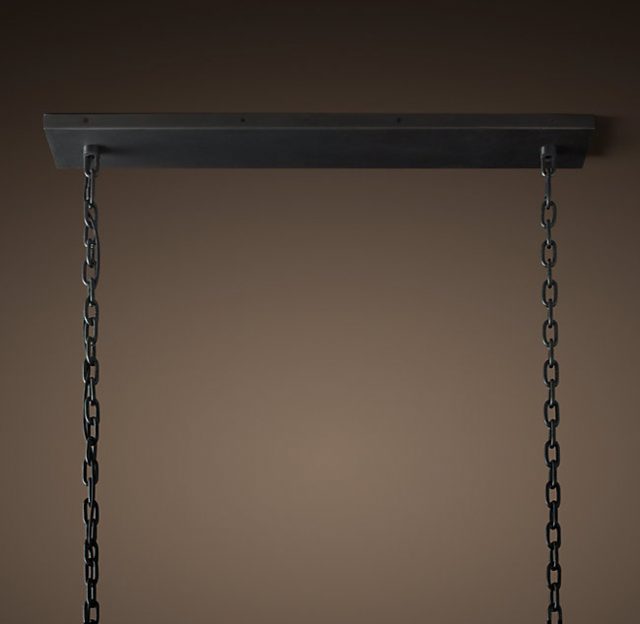 Люстра Restoration Hardware RIVETED MESH RECT