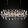 Люстра Restoration Hardware ROCOCO IRON & CLEAR CRYSTAL RECT 19TH C.