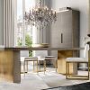 Люстра Restoration Hardware ROCOCO IRON & CLEAR CRYSTAL ROUND 19TH C.