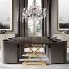 Люстра Restoration Hardware ROCOCO IRON & CLEAR CRYSTAL ROUND 19TH C.