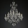 Люстра Restoration Hardware ROCOCO IRON & CLEAR CRYSTAL ROUND 19TH C.