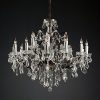 Люстра Restoration Hardware ROCOCO IRON & CLEAR CRYSTAL ROUND 19TH C.