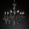 Люстра Restoration Hardware ROCOCO IRON & SMOKE CRYSTAL ROUND 19TH C.