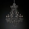 Люстра Restoration Hardware ROCOCO IRON & SMOKE CRYSTAL ROUND 19TH C.