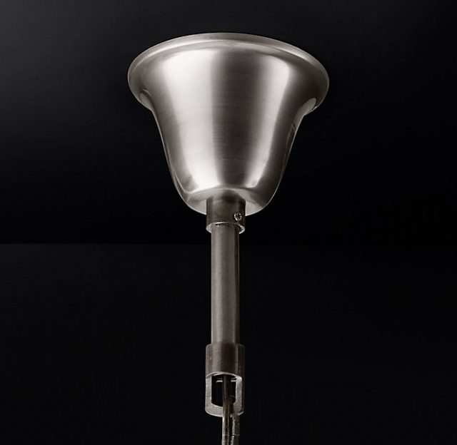 Люстра Restoration Hardware ROCOCO IRON & SMOKE CRYSTAL ROUND 19TH C.