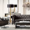 Люстра Restoration Hardware ROCOCO IRON & SMOKE CRYSTAL ROUND 19TH C.