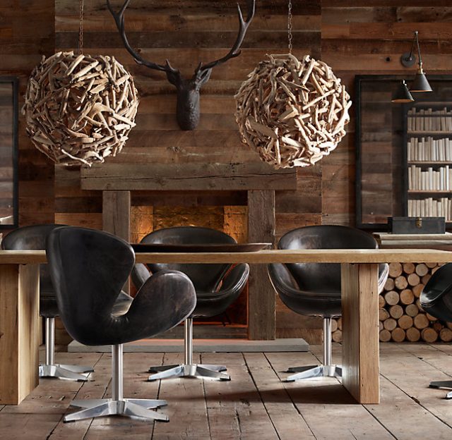 Люстра Restoration Hardware SALVAGED DRIFTWOOD GLOBE
