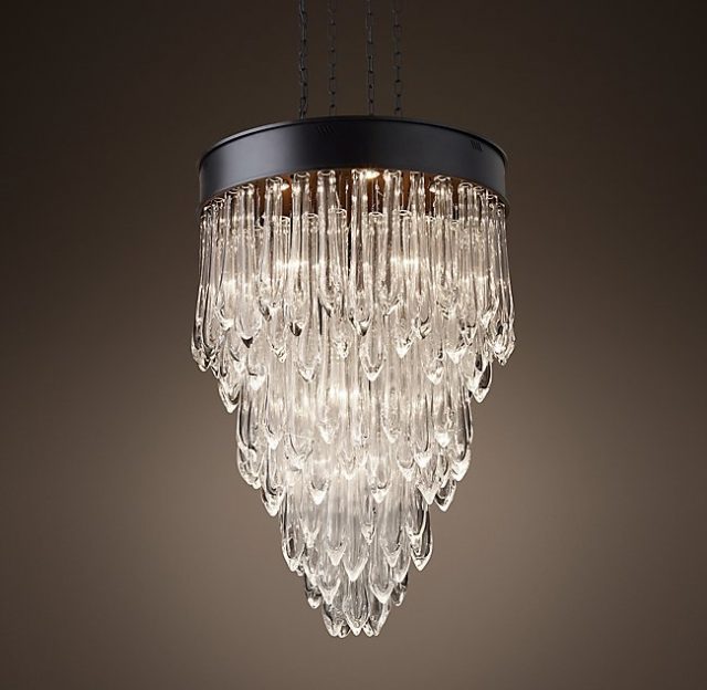 Люстра Restoration Hardware TEARDROP GLASS