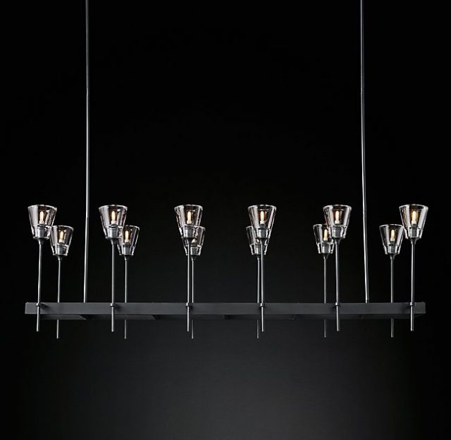 Люстра Restoration Hardware TORCHE DE VERRE LINEAR