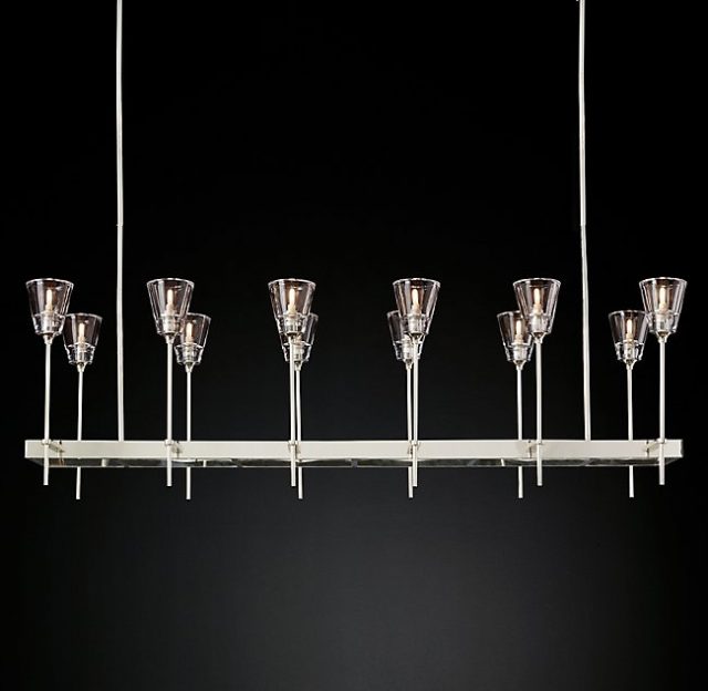 Люстра Restoration Hardware TORCHE DE VERRE LINEAR