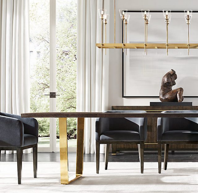 Люстра Restoration Hardware TORCHE DE VERRE LINEAR