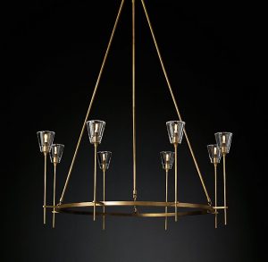 Люстра Restoration Hardware TORCHE DE VERRE ROUND