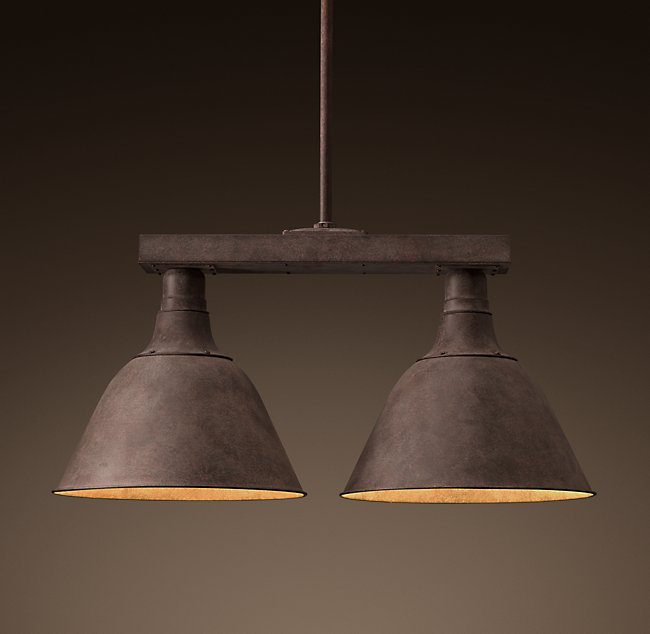 Люстра Restoration Hardware VINTAGE FRENCH FARMHOUSE DOUBLE