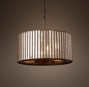 Люстра Restoration Hardware VITTI MIRRORED DRUM