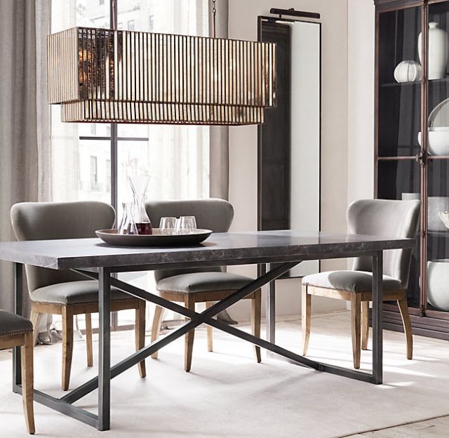 Люстра Restoration Hardware VITTI MIRRORED DRUM