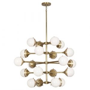 Люстра Robert Abbey Jonathan Adler Rio Chandelier Antique Brass