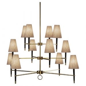 Люстра Robert Abbey Jonathan Adler Ventana Chandelier Antique Brass