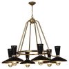 Люстра Robert Abbey Vortex Chandelier Brass